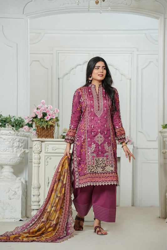 Kayseria Cutwork Embroidered Lawn 3 Piece