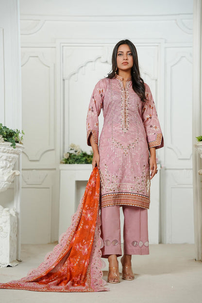 Kayseria Cutwork Embroidered Lawn 3 Piece